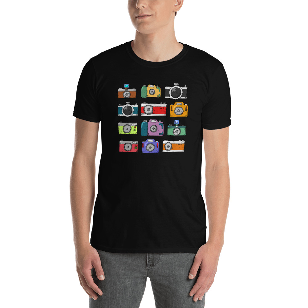 CAMERA PHOTOGRAPHY Short-Sleeve Unisex T-Shirt - Image 3