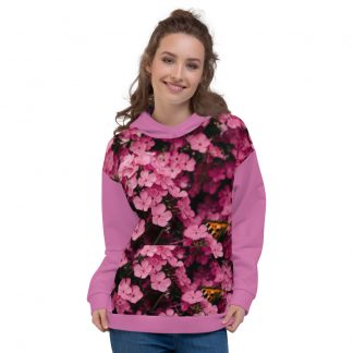 Pink Floral Women's Hoodie