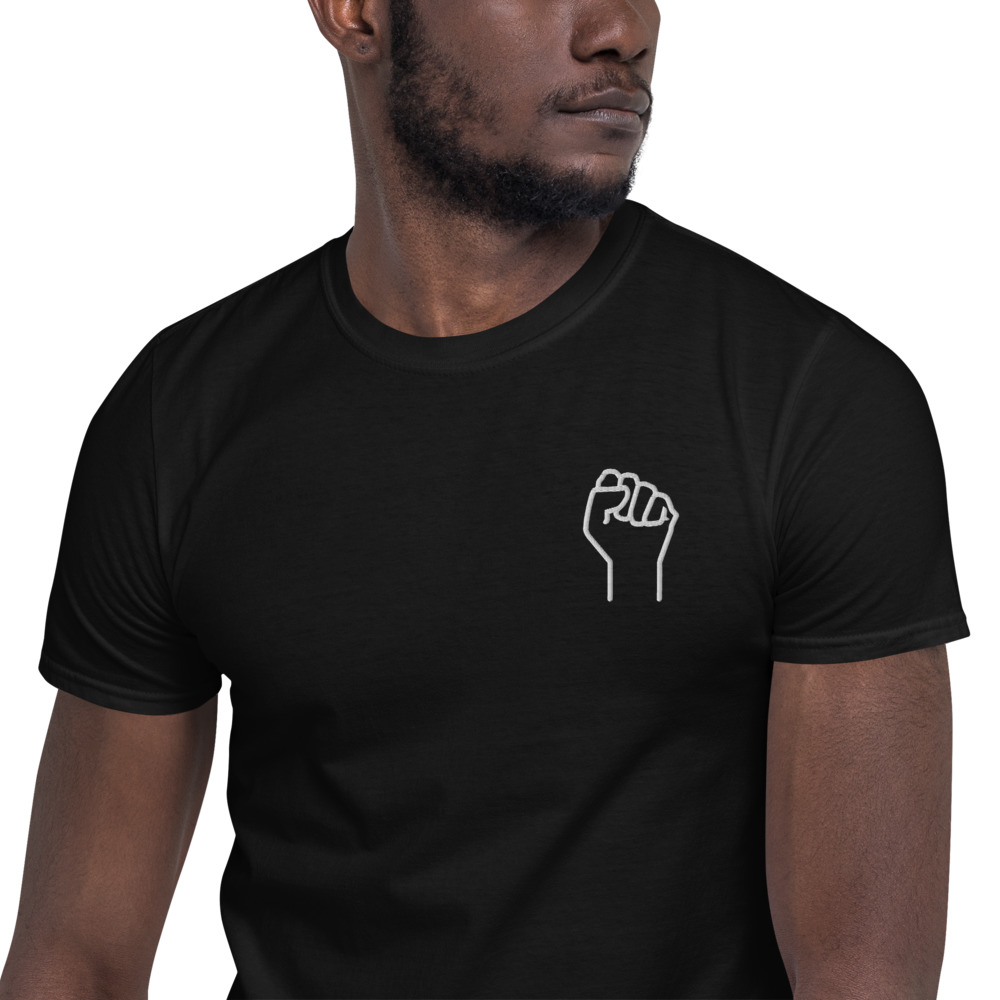Embroidered Black History Month Unisex T-Shirt