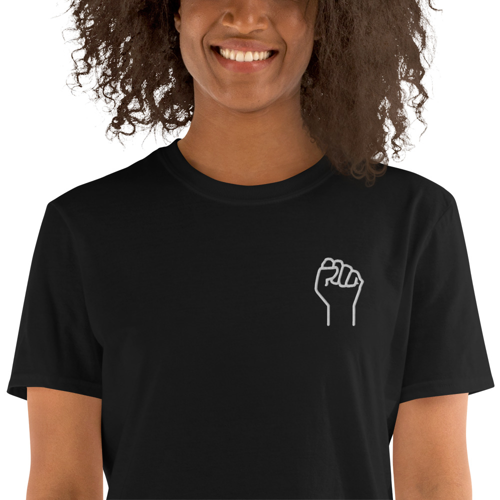 Embroidered Black History Month Unisex T-Shirt - Image 2