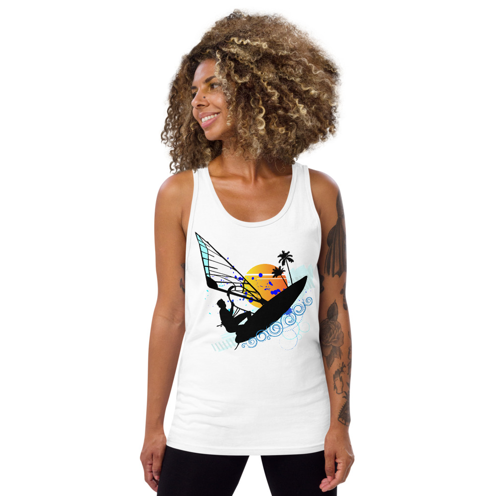 Surfer Surfing Tank Top - Image 2
