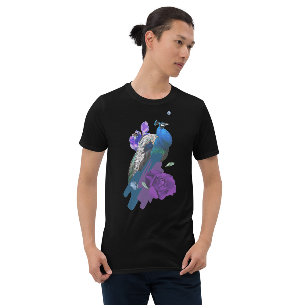 Purple Peacock T-shirt - Image 4