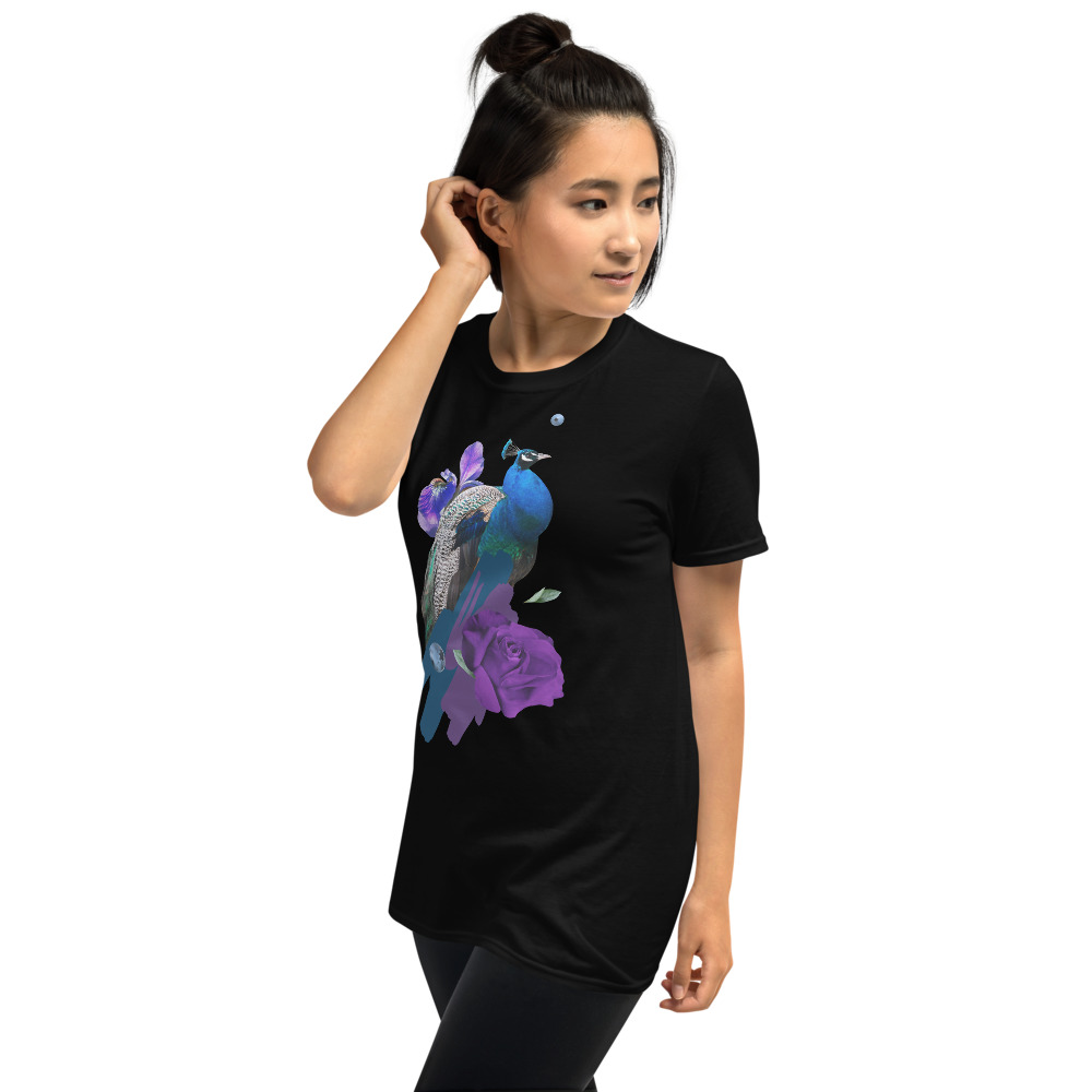 Purple Peacock T-shirt - Image 7