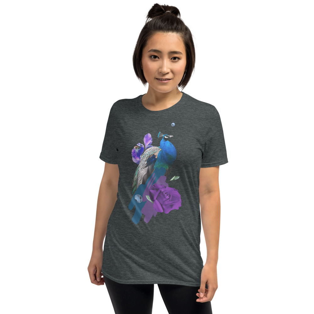 Purple Peacock T-shirt - Image 11
