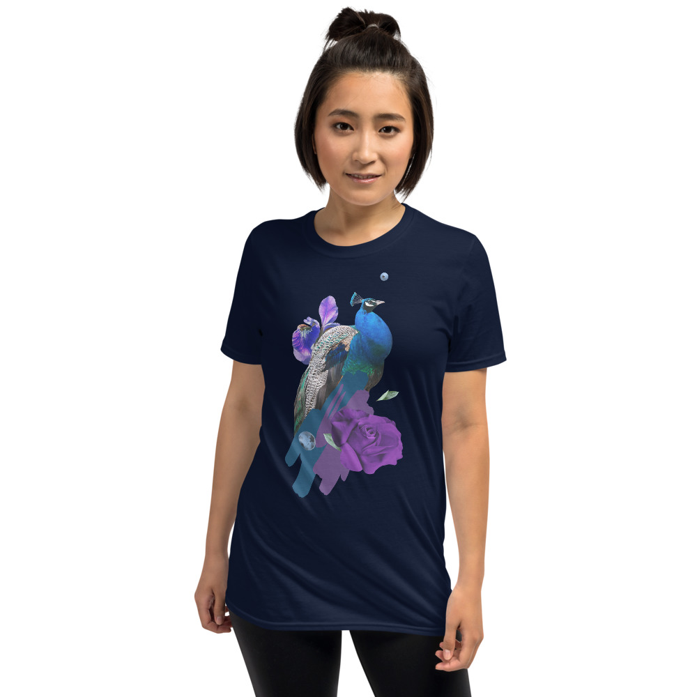 Purple Peacock T-shirt - Image 8