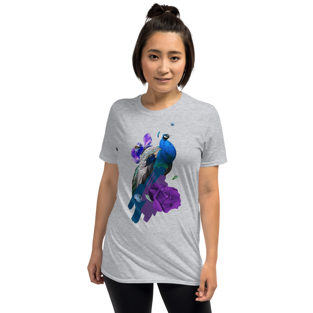 Purple Peacock T-shirt - Image 14
