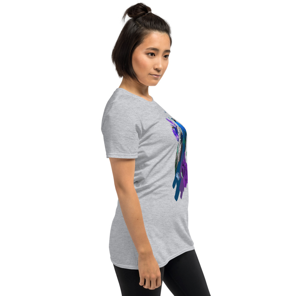 Purple Peacock T-shirt - Image 15