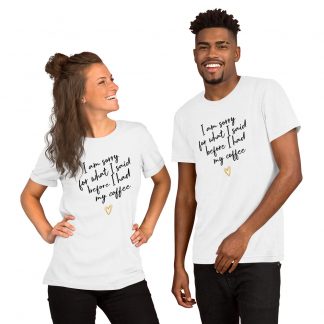 Coffee t-shirt Mens and Women