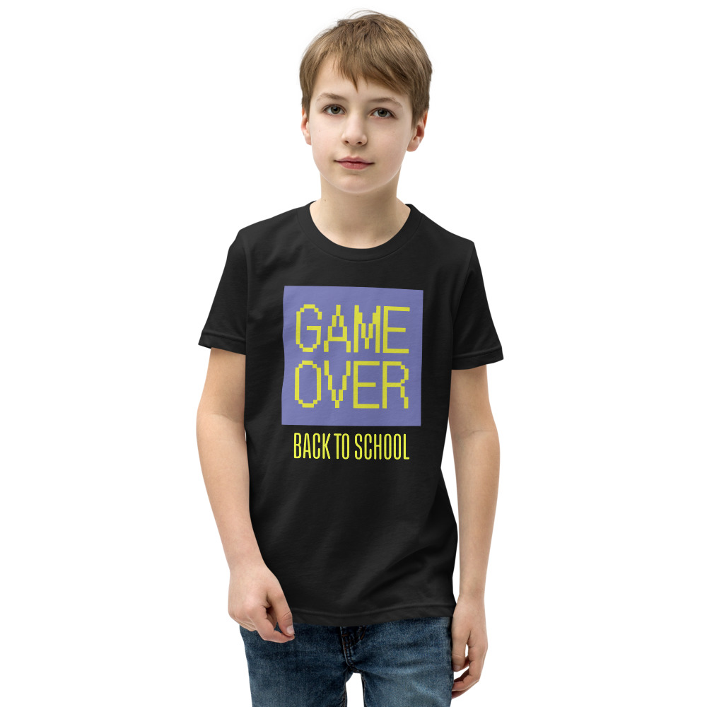 Game Over, Back to School Youth shirt - Image 4