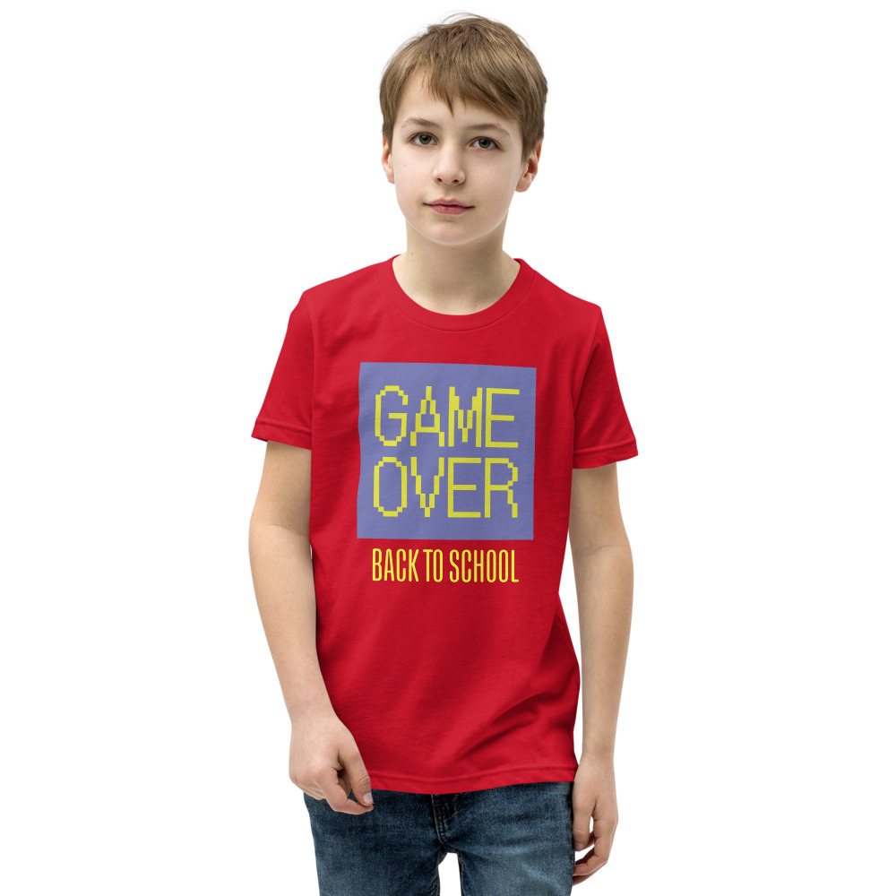 Game Over, Back to School Youth shirt - Image 9