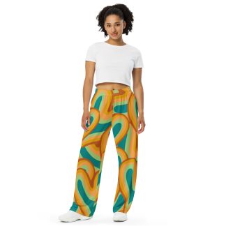 Unisex wide-leg pants