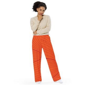 Unisex wide-leg pants - organic design