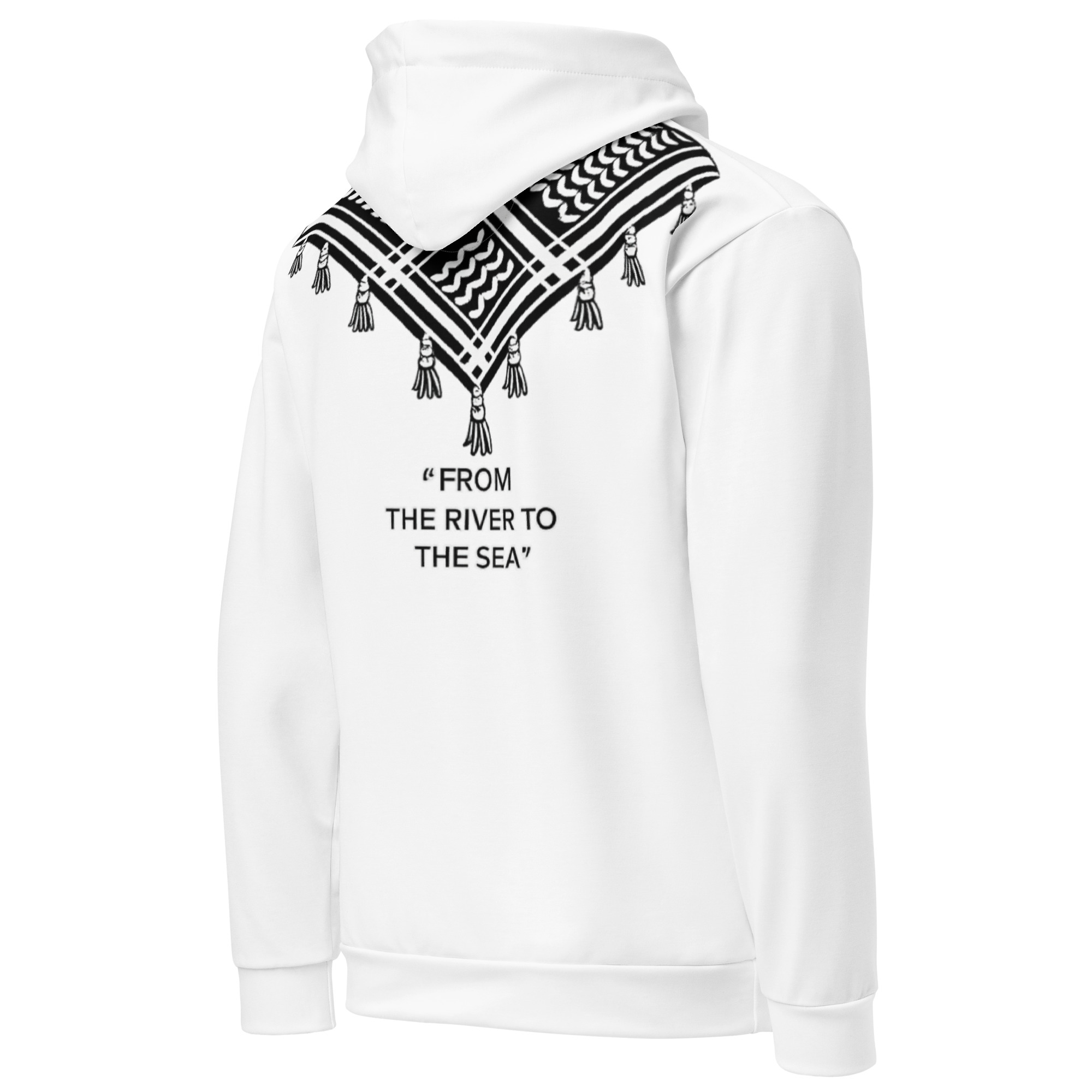 Palestine Hoodie - Keffiyeh Design - Image 4